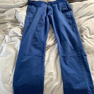 J Crew blue chinos.  34x32